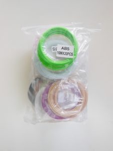 Buy 3D printing ABS filament bag 10mx20pcs in Australia - Brisbane - Gold Coast - 3dpens.com.au