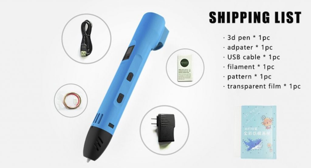 Buy Wodian QY01 3D printing pen in Australia - package